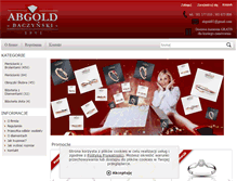 Tablet Screenshot of abgold.pl